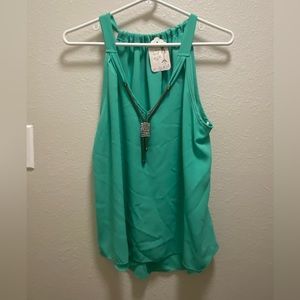 Mint Green Tank Blouse